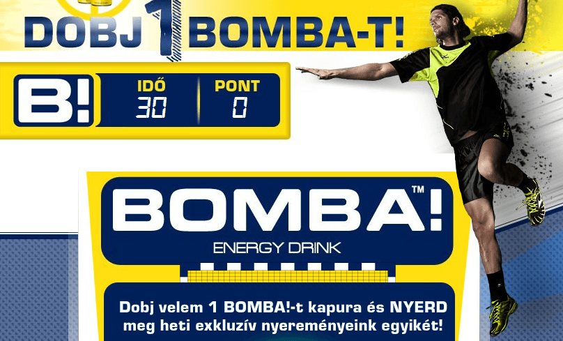 BOMBA! ENERGY DRINK nyereményjáték