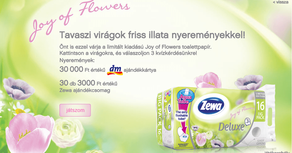 Zewa nyereményjáték: Tavaszi virágok friss illata nyereményekkel!