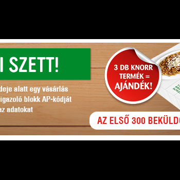 Lidl - Knorr nyereményjáték