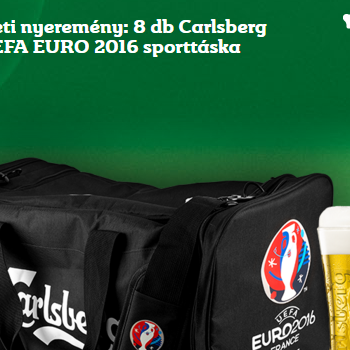 „Carlsberg UEFA EURO 2016”  Carlsberg sör nyereményjáték, foci EB 2016