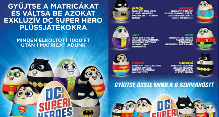TESCO - DC Super Hero plüssjáték
